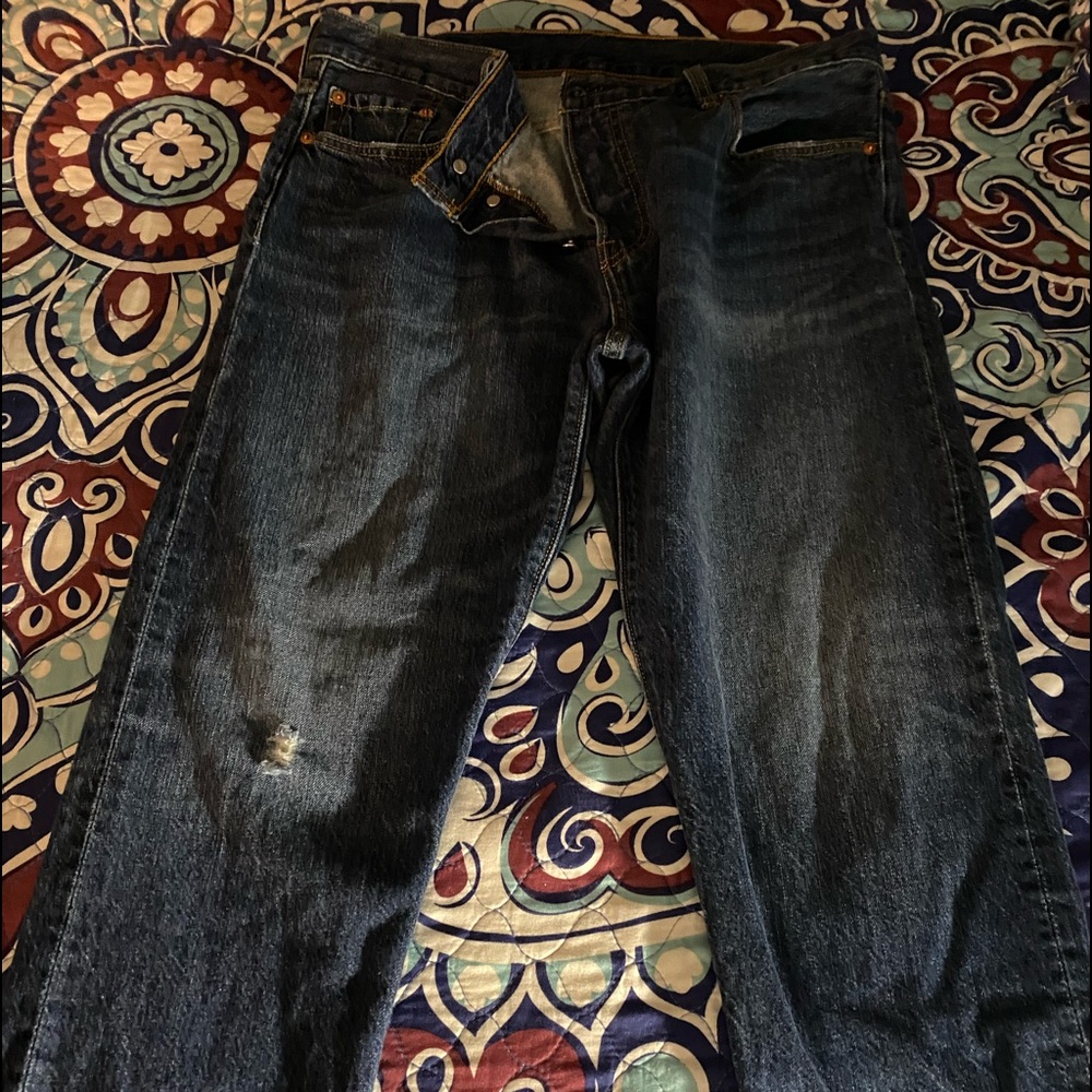Levi’s 501 boyfriend jeans
